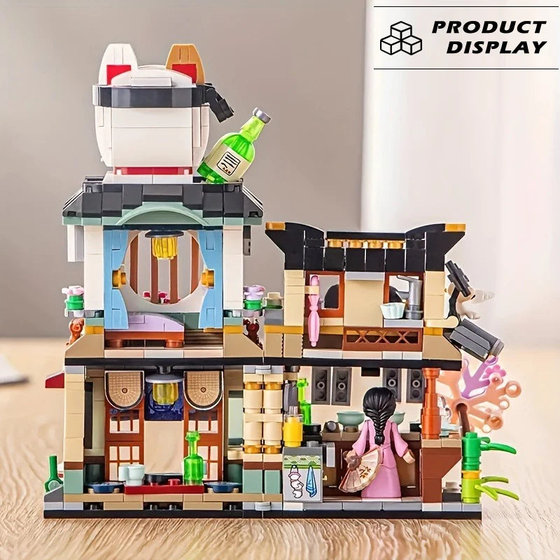 Yangkili Japanese Izakaya View Mini Building Blocks 789