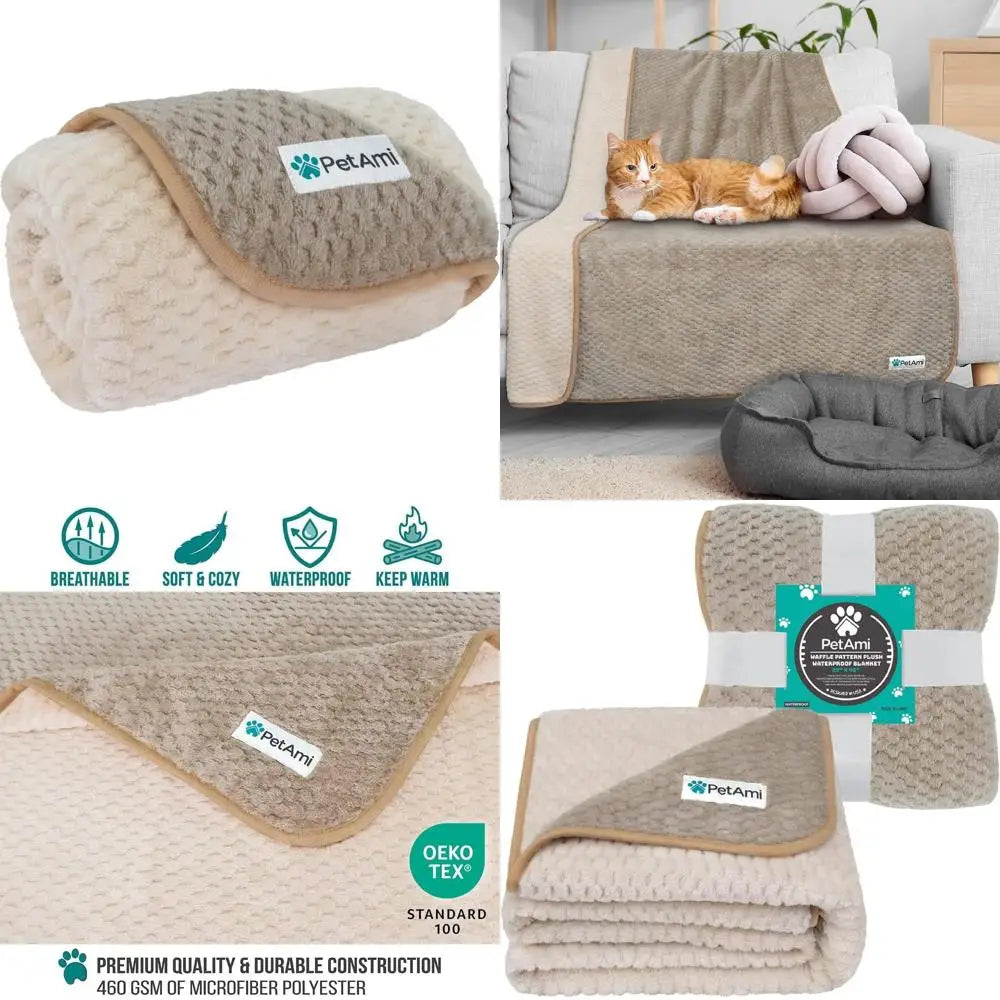 Waterproof Dog Blanket Fleece Leakproof Sofa Cover For Pets