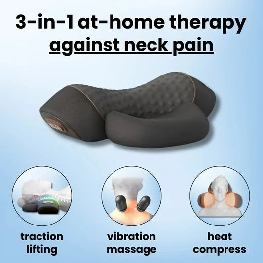Okayso 3 In 1 Neck Massager Cervical Pillow Heat Massage