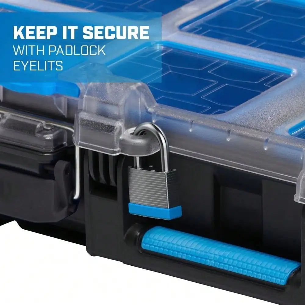 Hign-concerned Stacking Toolbox With Removable Storage Bins