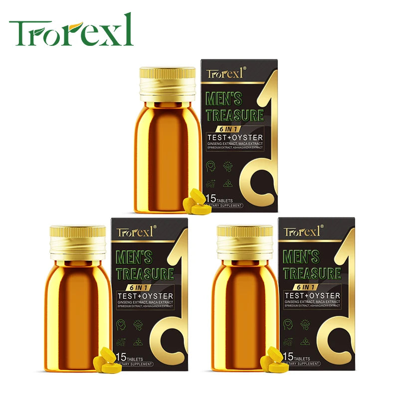 Oyster Maca Supplement for Men, Boosters Trt for Men, Promotes Intimacy Confidence , Male Health Formula 3rd Party Tested