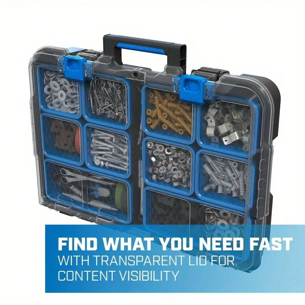 Hign-concerned Stacking Toolbox With Removable Storage Bins