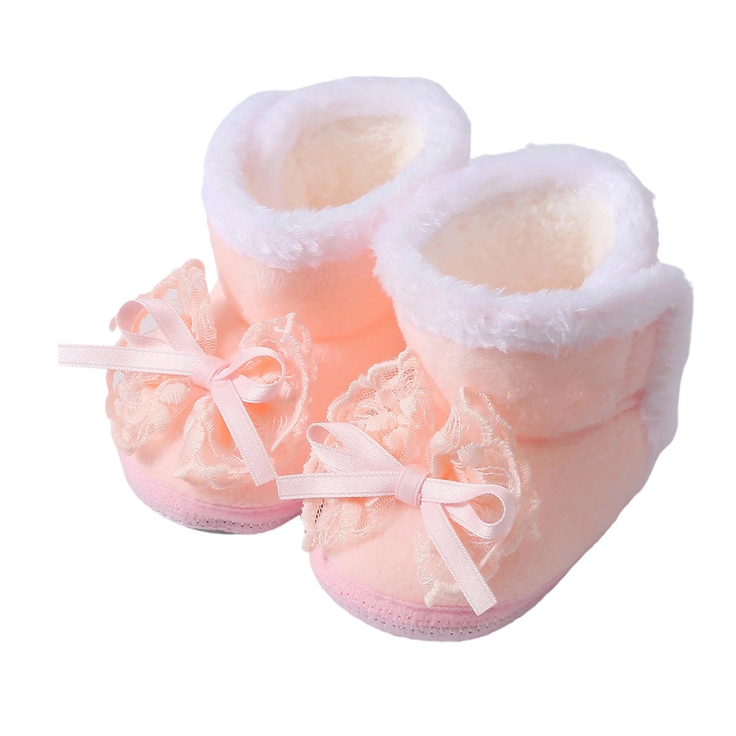 CN Guangdong Faux Fur Lined Baby Winter Boots First Walker