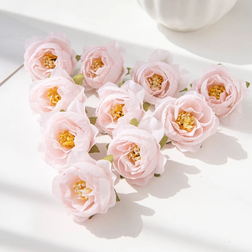 CN Silk Rose Artificial Flowers 40 To 80 Pcs Wedding Decor