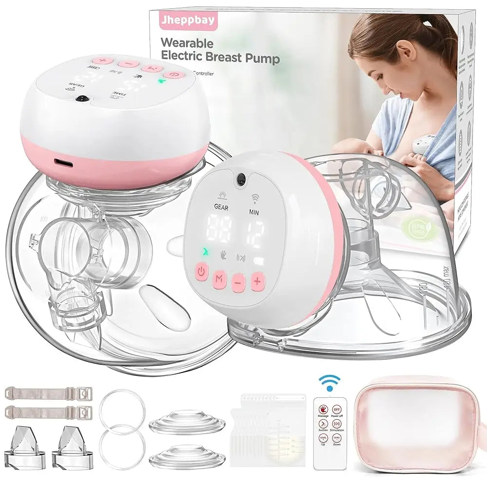 Hign-concerned Wearable USB Breast Pump 1200mAh Silent Milk Extractor