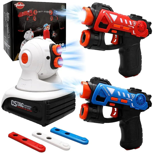 VATOS Projector Duck UFO Shooting Game Indoor Gun For Boys