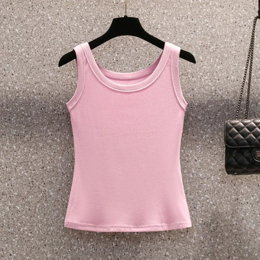 Casual Cotton Tank Top For Women Sleeveless Camisole
