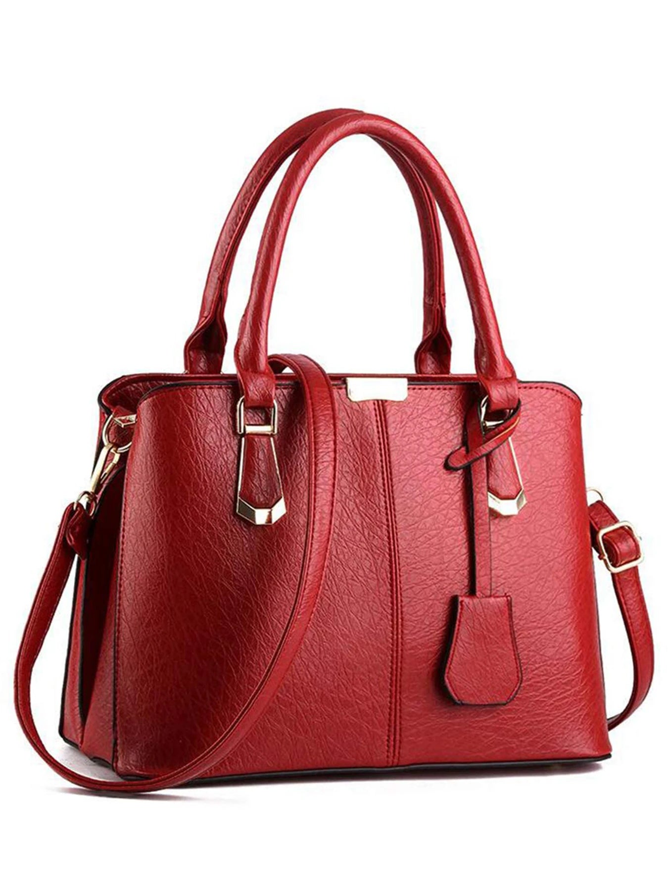 Pahajim PU Leather Handbag Satchel Tote For Women Everyday
