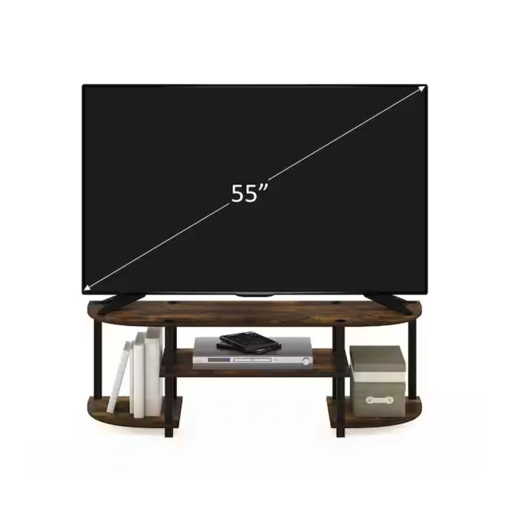 Hign-concerned Particle Board TV Stand With Open Storage