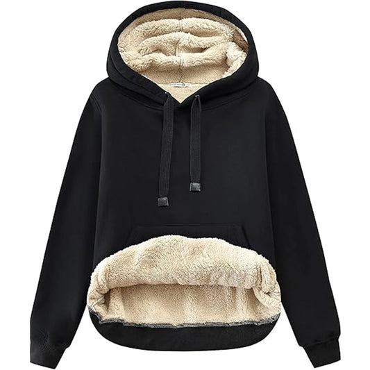 Women's Hooded Long Sleeve Pullover Top