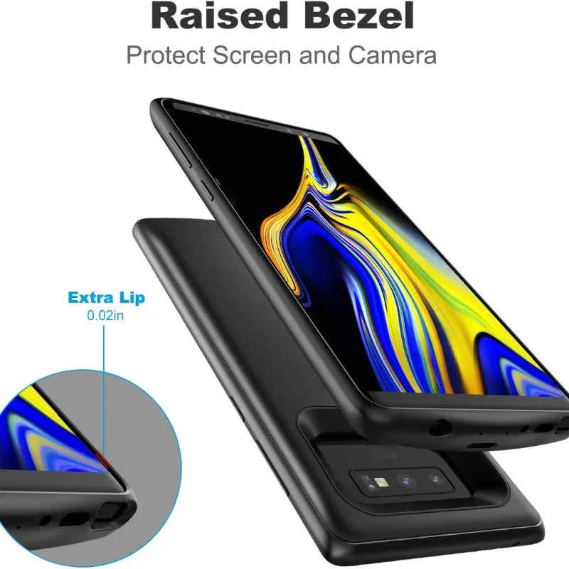 Samsung Galaxy Note 9 Battery Charger Case 6500mAh Wireless