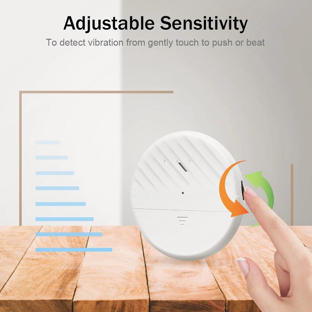 WSDCAM 125dB Wireless Glass Break Alarm With Sensor Pro