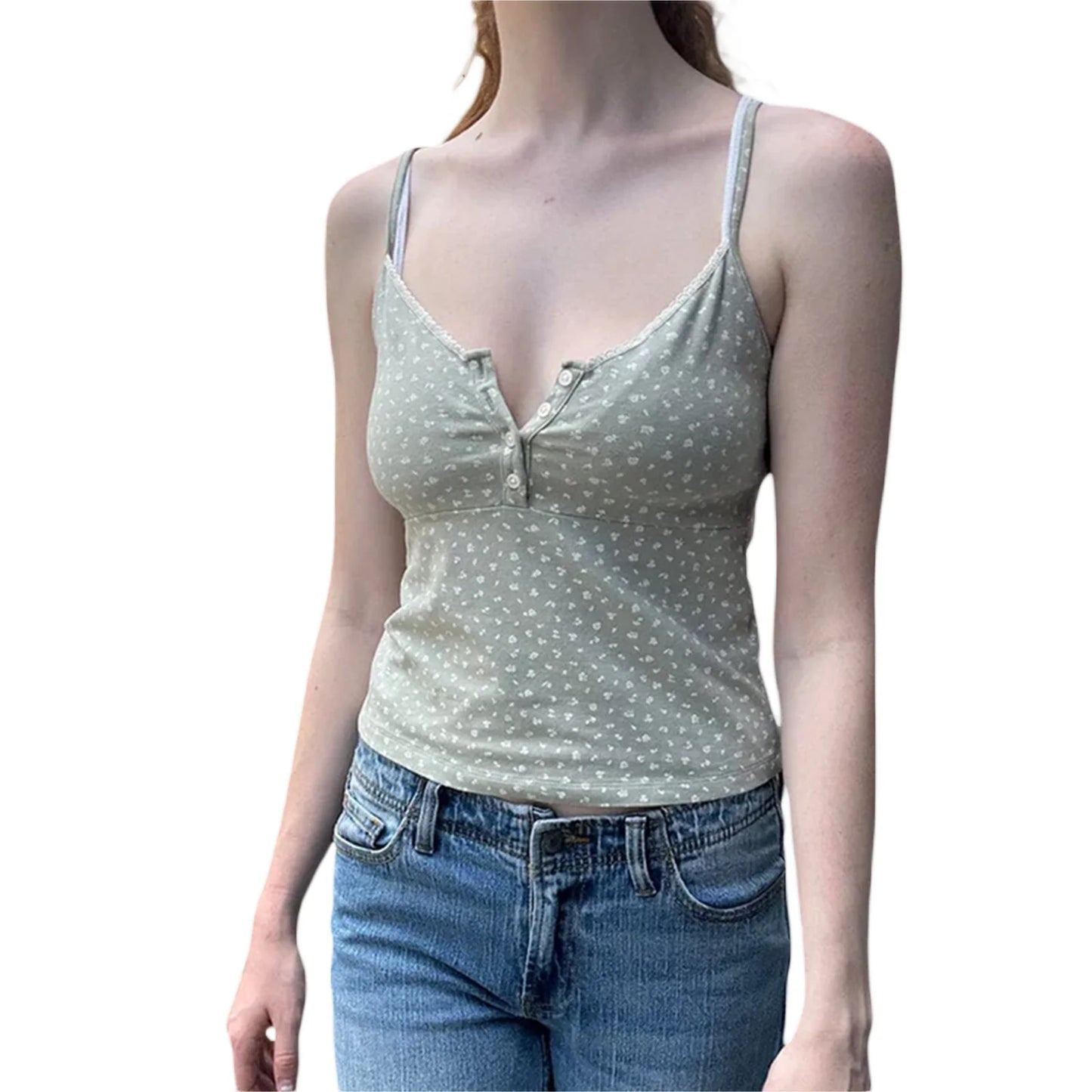 Hirigin Women Off Shoulder Ruffle Crop Top Floral Sleeveless OpenBack