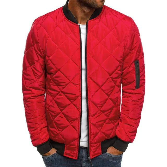 Men's Lightweight Mesh Jacket With Baseball Collar Casual