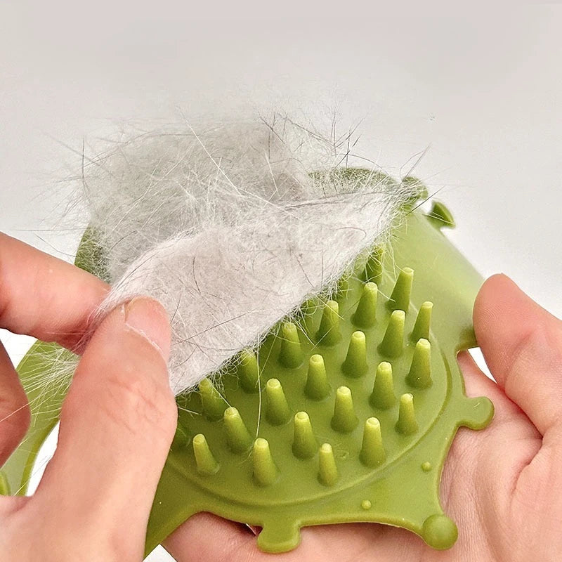 Hign-concerned Cat Hair Removal Massage Comb Self Cleaning