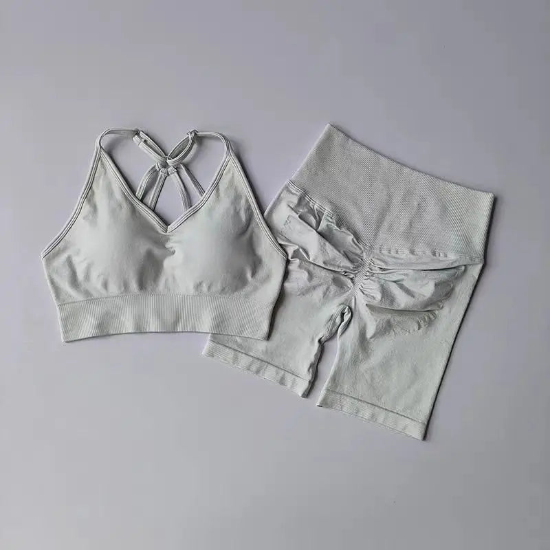 Women Yoga Sets High Waist Workout Outfits Tracksuit