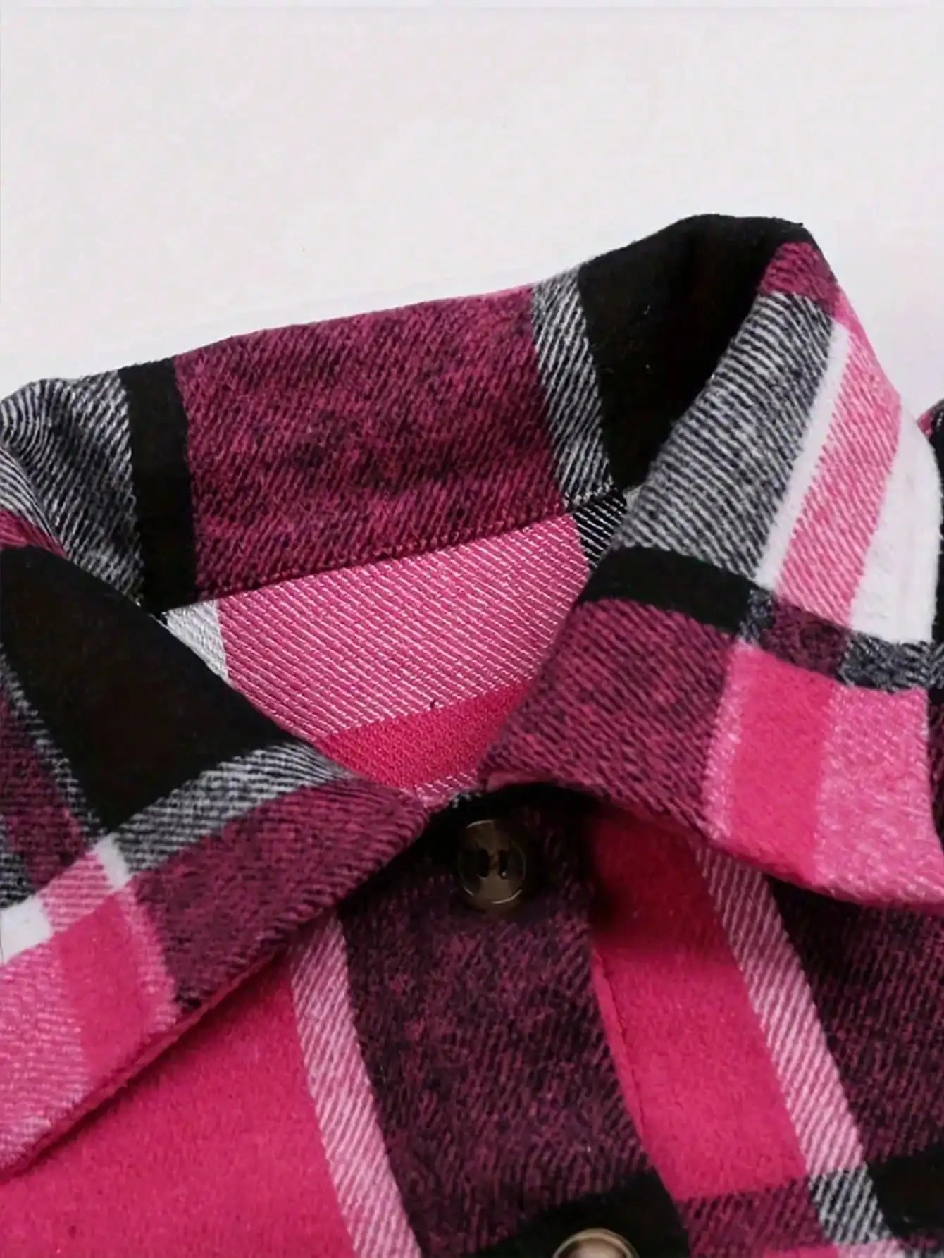 2025 Newest Women's Long Sleeve Flannel Plaid Shirt Casual Button Down Shirt Cardigan New Year and Valentine's Day Clothing