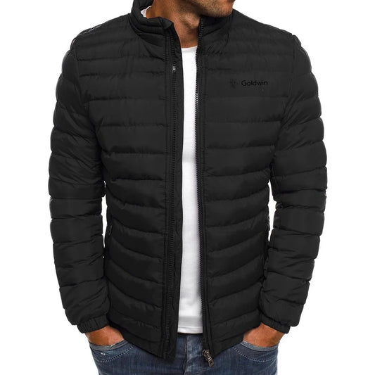 Goldwin Mens Autumn Winter Parker Zipper Jacket Filled