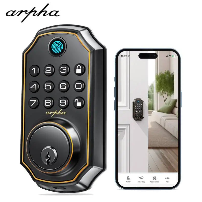 Arpha D280 Keyless Entry Door Lock Fingerprint Deadbolt
