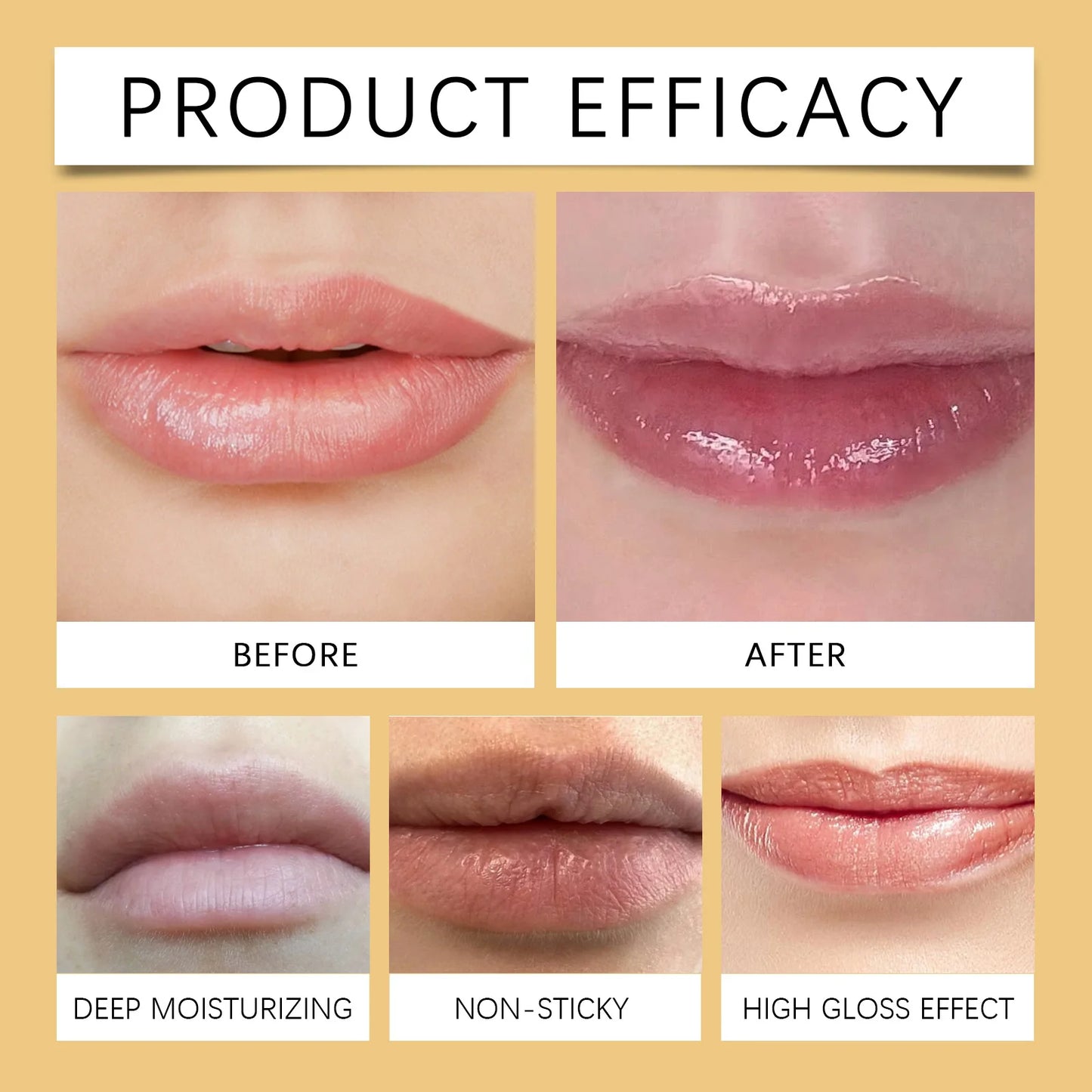 EELHOE Honey Infused Lip Balm Brightening Dark Lips Nourish Moisturizing Lasting Anti-dryness Prevent Cracking Gentle Lip Care