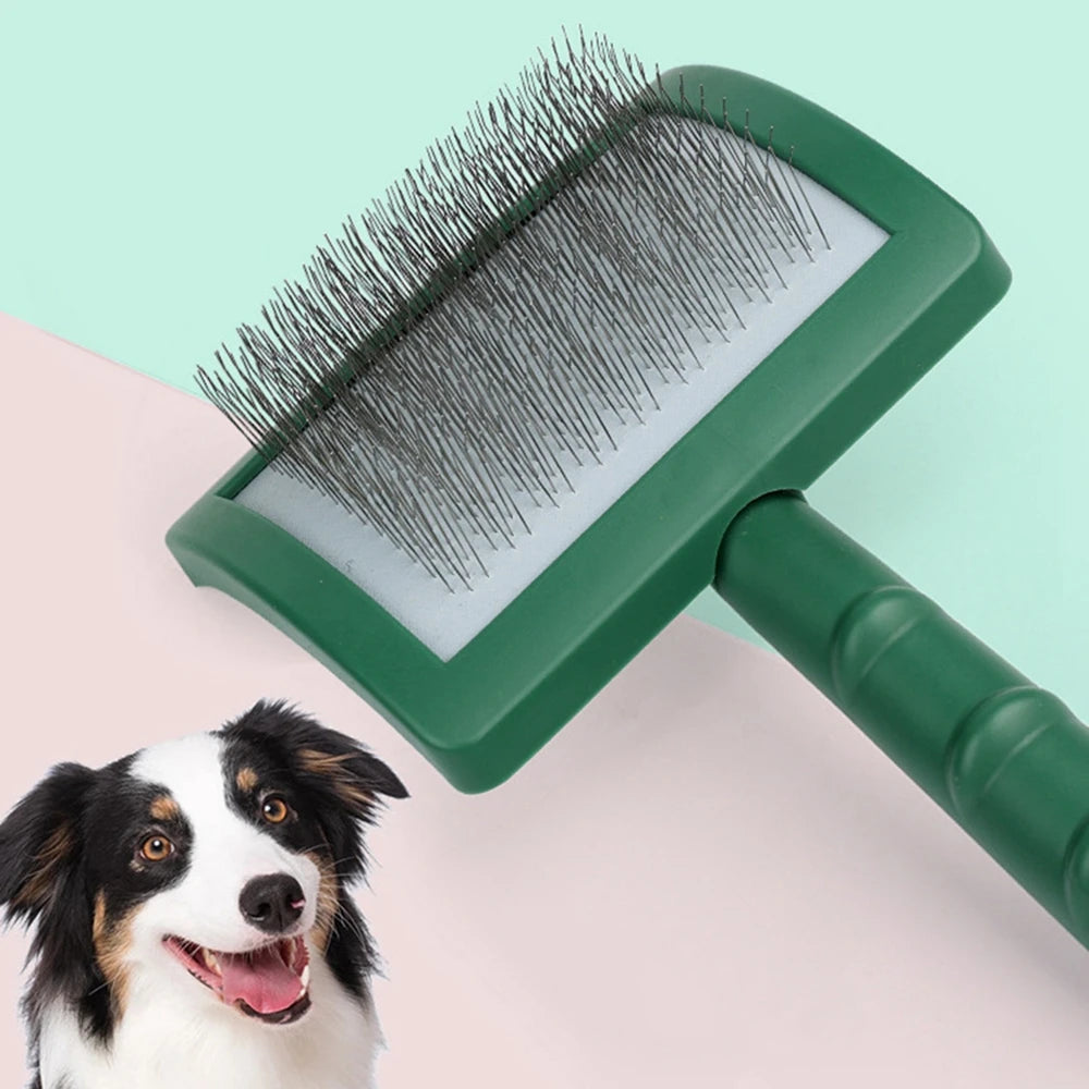 Hign-concerned Extra Long Pin Slicker Brush For Dogs