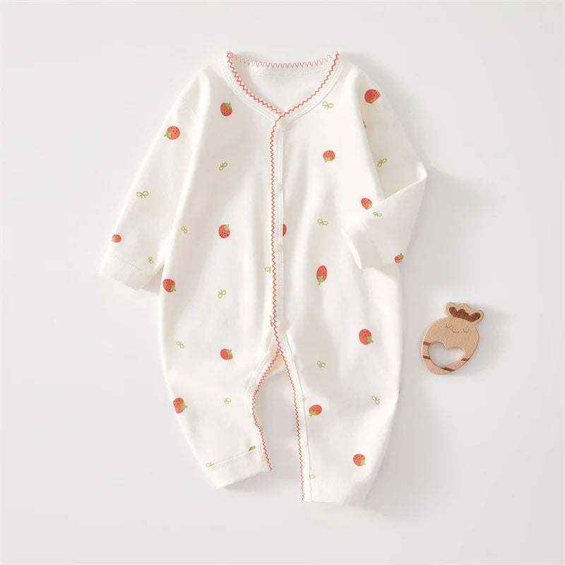 Lawadkacn Cotton Cute Romper For Newborn Baby Jumpsuit
