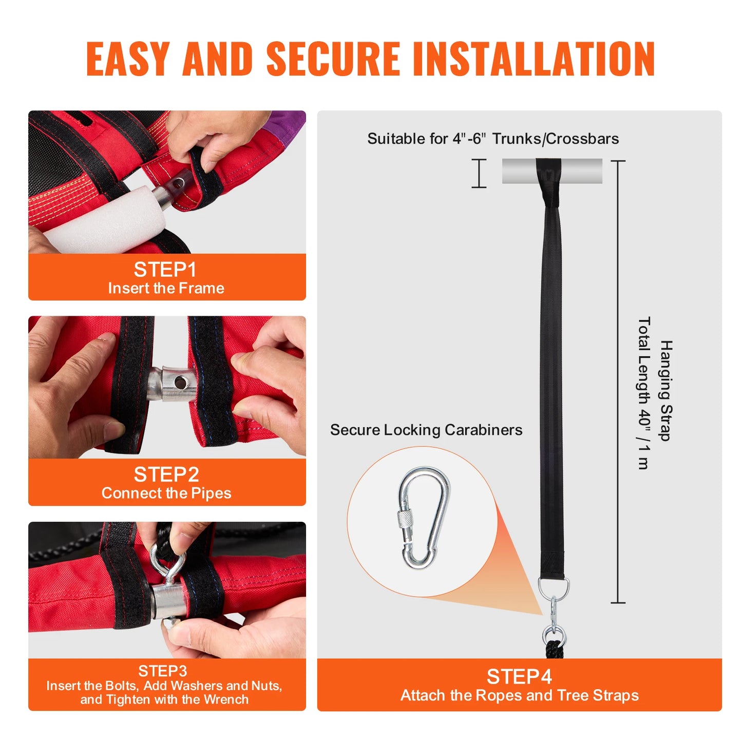 SucceBuy Saucer Tree Swing 750lbs Capacity For Kids Outdoor