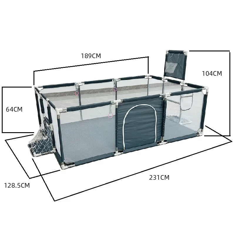 IMBABY Indoor Baby Playpen Safe Crawling Area for Newborns