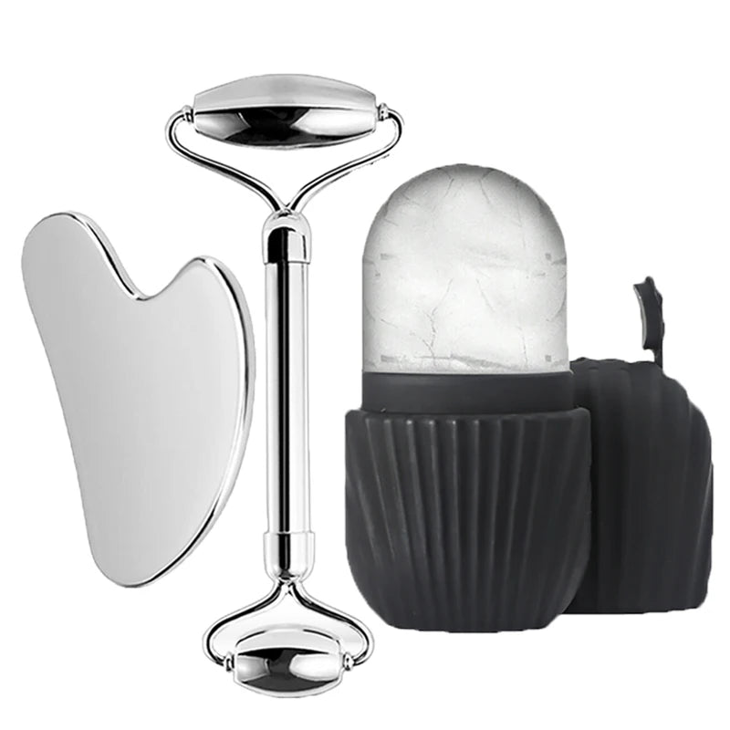 Hign-Concerned Ice Face Roller Stainless Steel Skincare Tool