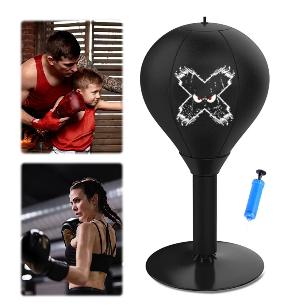 TOOPRE Desktop Punching Bag With Suction Cup Training