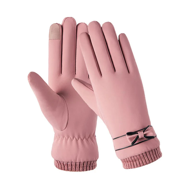 Super Value Popular Winter Women's Skin Feel Fabric Windproof Driving Mountain Climbing Hot Selling Popular Affordable Gloves