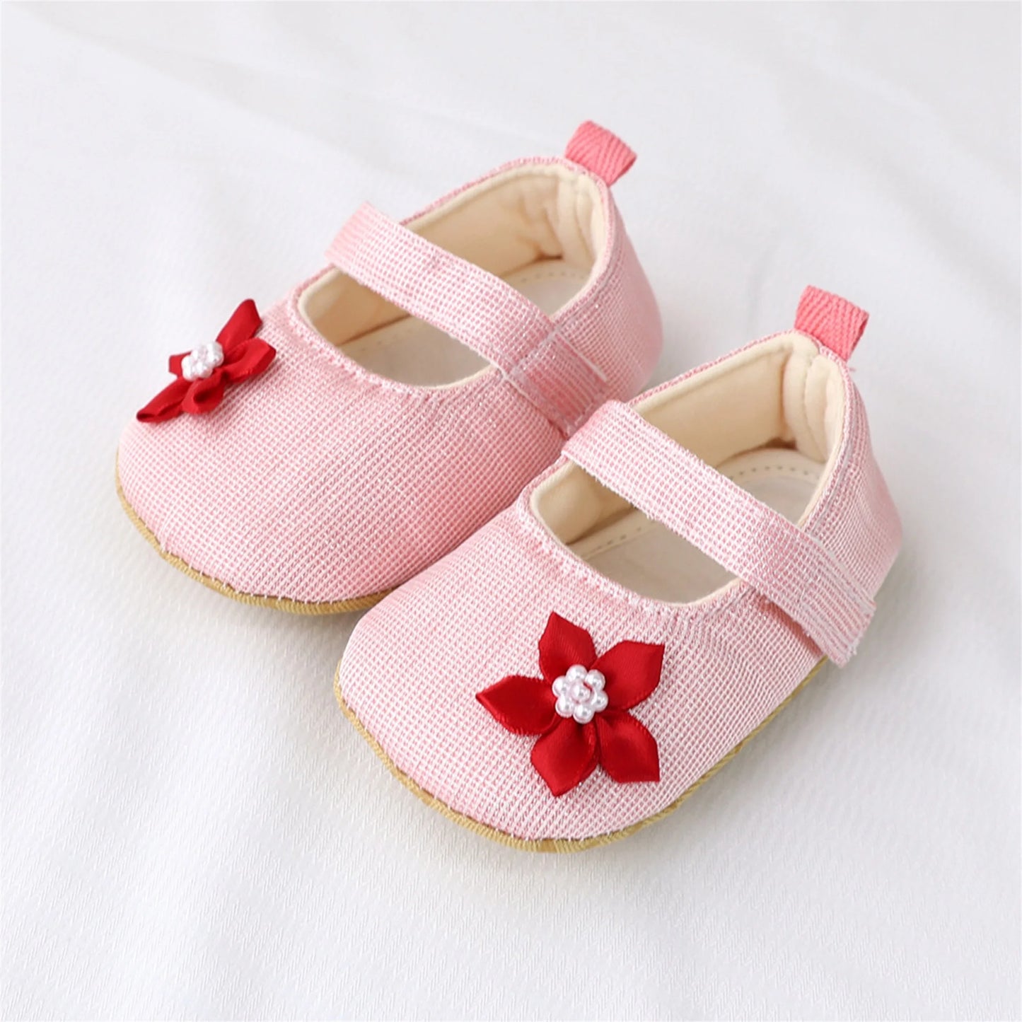 Mary Jane Baby Shoes First Walker Non Slip Sole Unisex