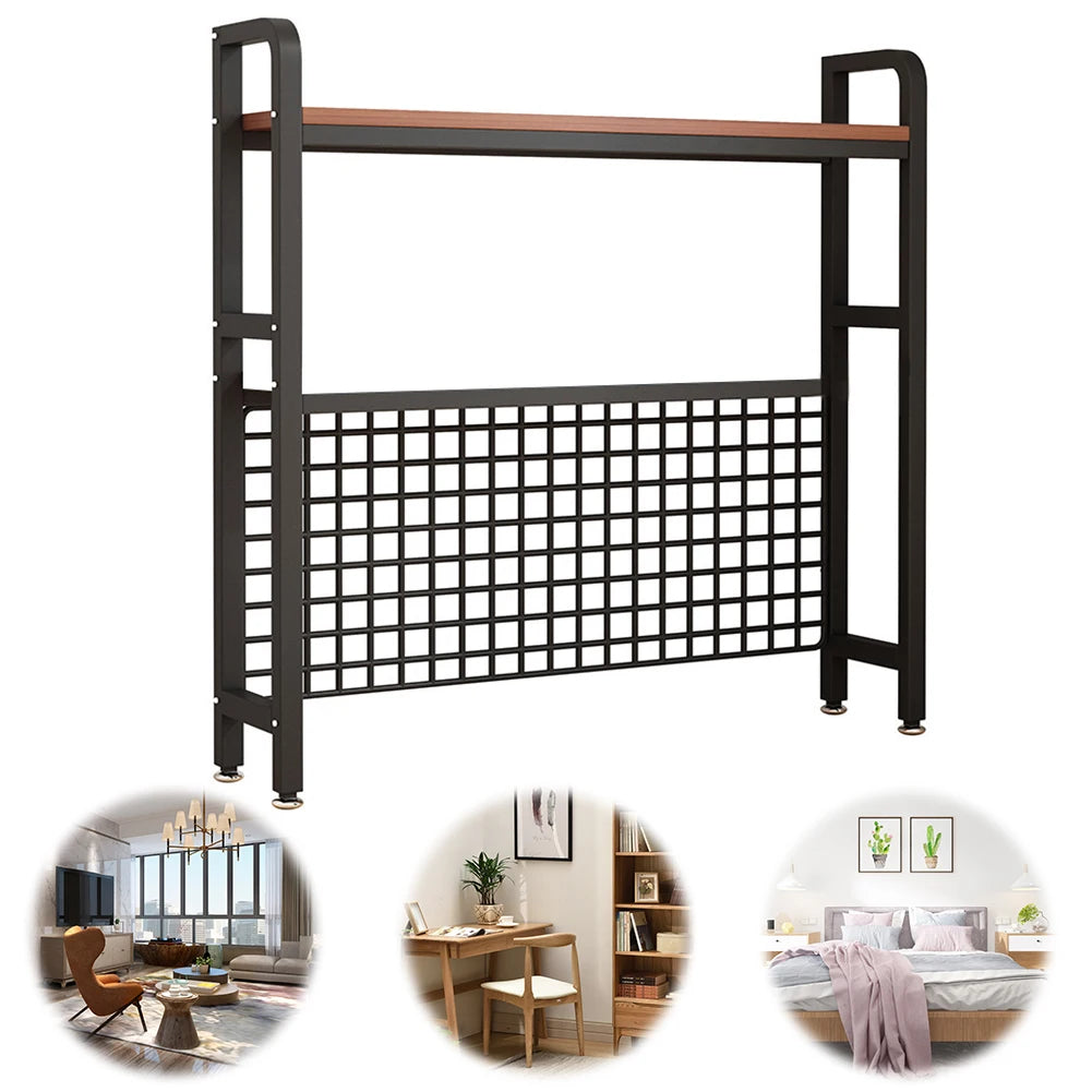 Shunmaii Grid Bookshelf Multilayer Wrought Iron Bookcase