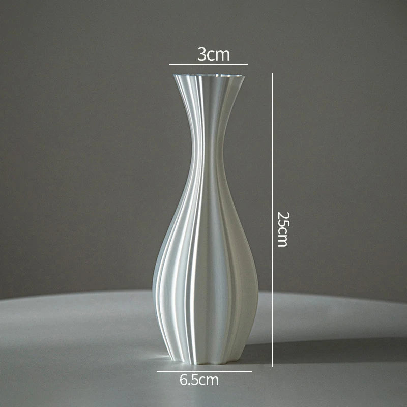 Function Modern Style Plastic Vase For Aesthetic Floral Arrangement