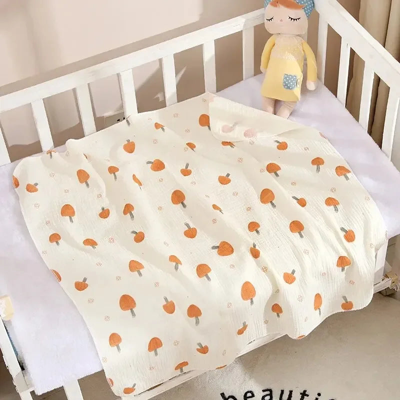 CN Baby Muslin Swaddle Blanket Cotton Receiving Blanket