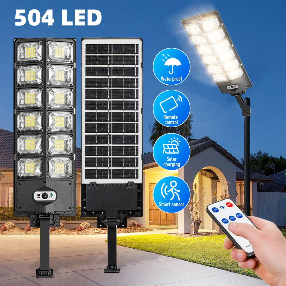 Solar Outdoor LED Lights With Motion Sensor Waterproof