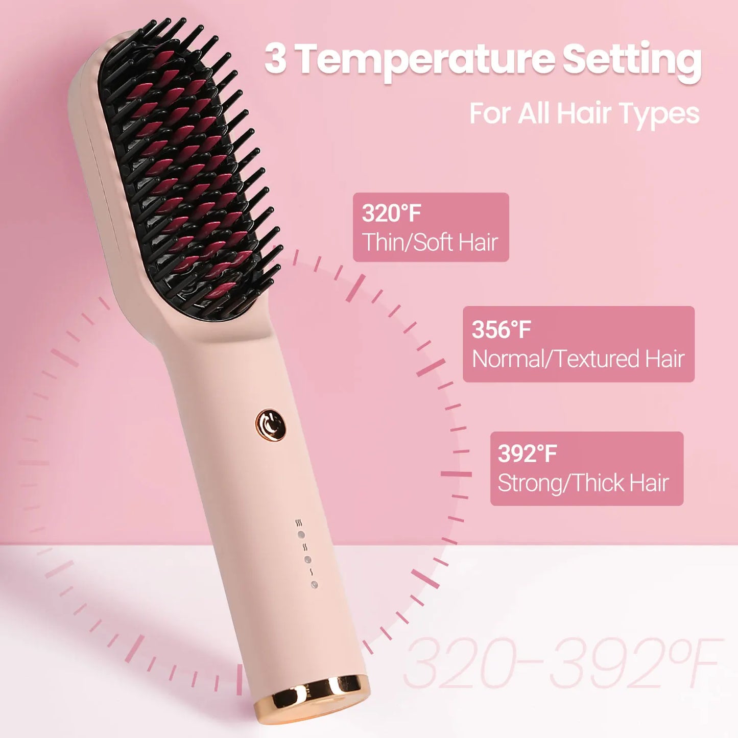 KIPOZI 3 In 1 Hair Dryer Brush Styler And Volumizer
