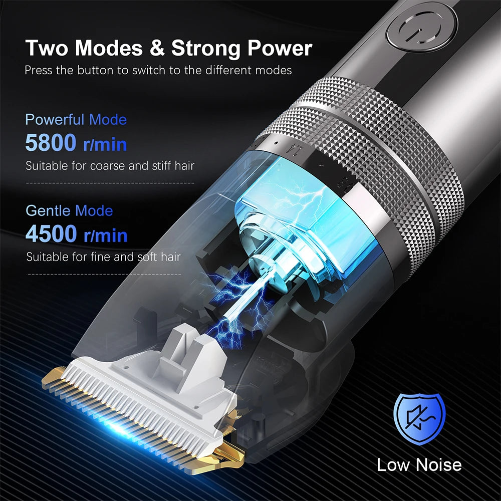 Sejoy Hair Trimmer for Men Cordless Rechargeable Electric Clipper