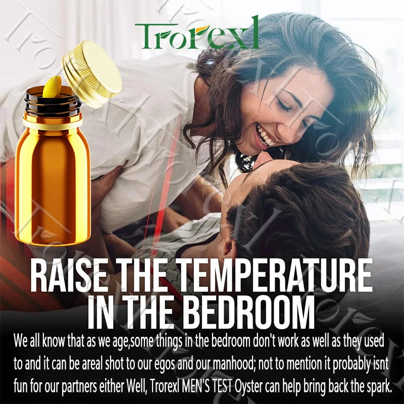 Oyster Maca Supplement for Men, Boosters Trt for Men, Promotes Intimacy Confidence , Male Health Formula 3rd Party Tested