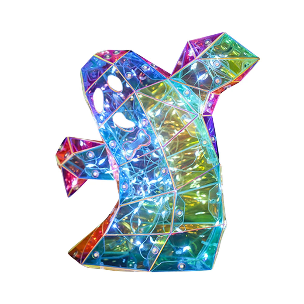 VKTECH LED Ghost Lights Halloween Night Light Figurines