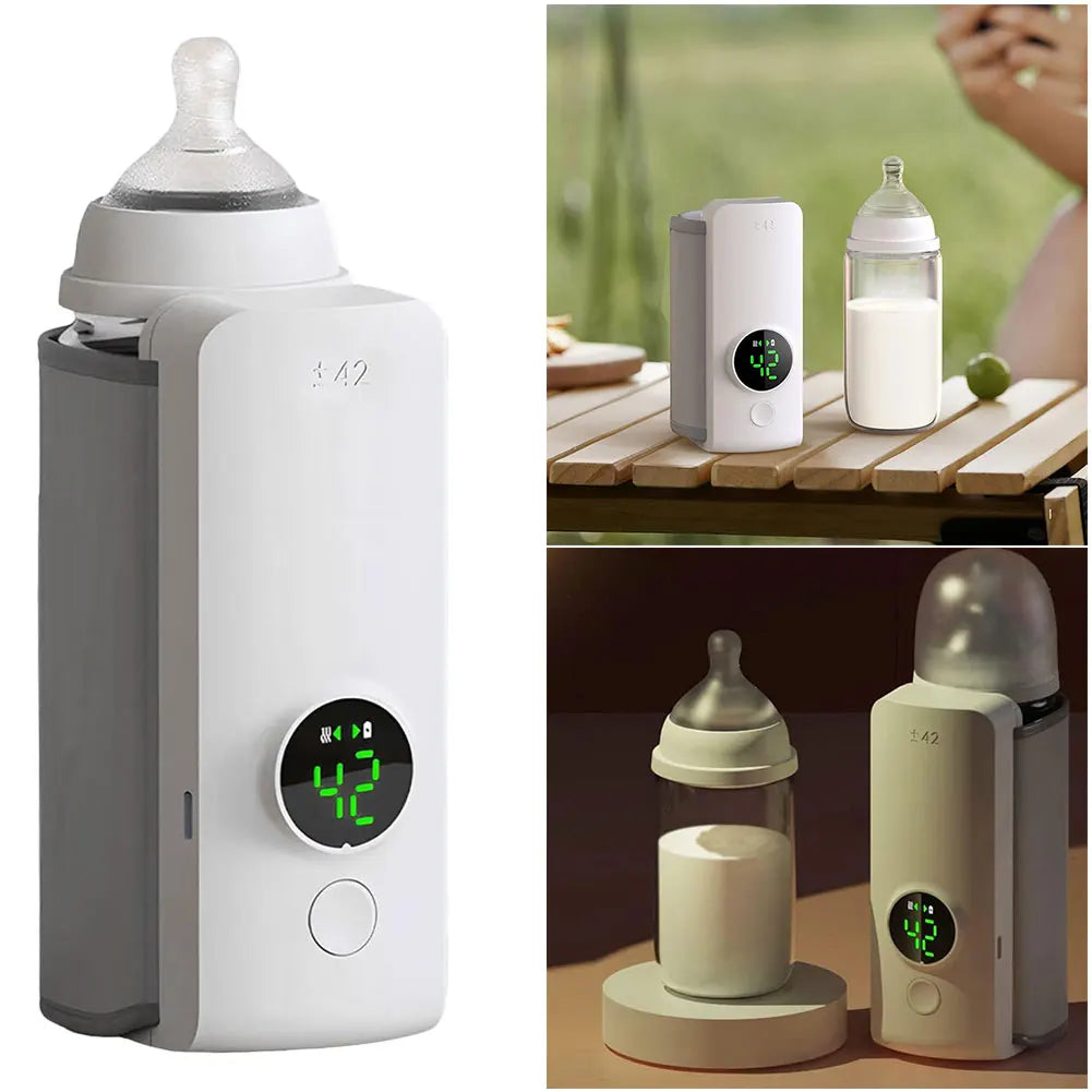 Alloet Portable Bottle Warmer With Temperature Control USB