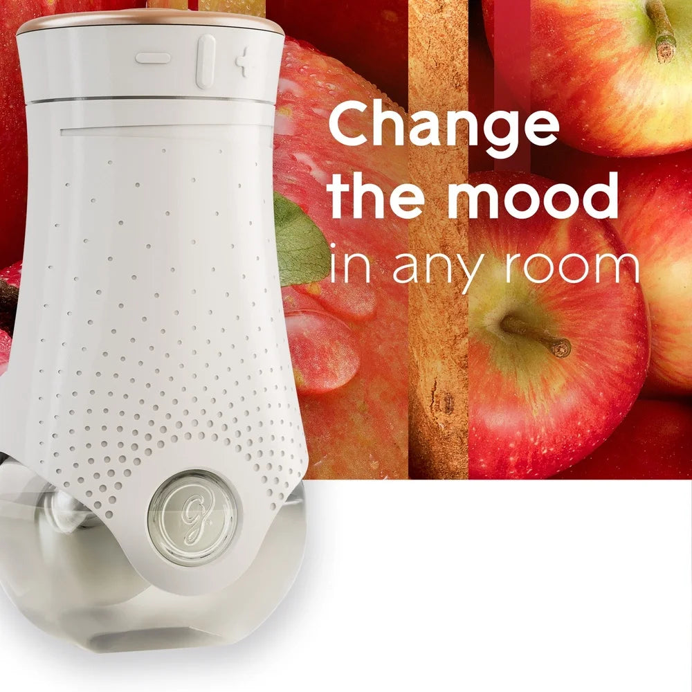 Apple Cinnamon Air Freshener PlugIns 5 Refills Essential Oil Diffuser Cozy Scented Oil Home Fragrance 60 Days Lasting