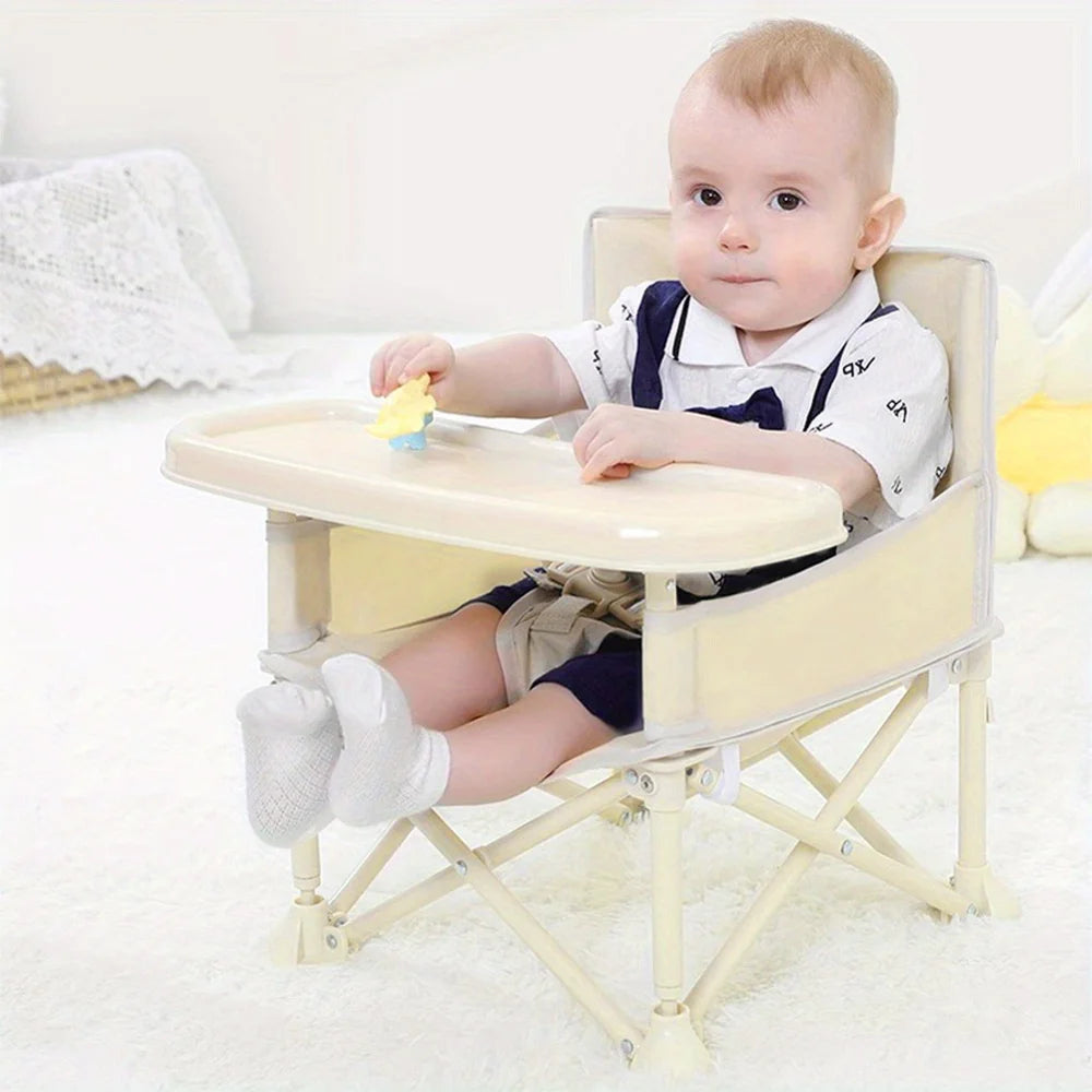 Ubravoo Stylish High Chair With Adjustable Footrest And Detachable Cushion