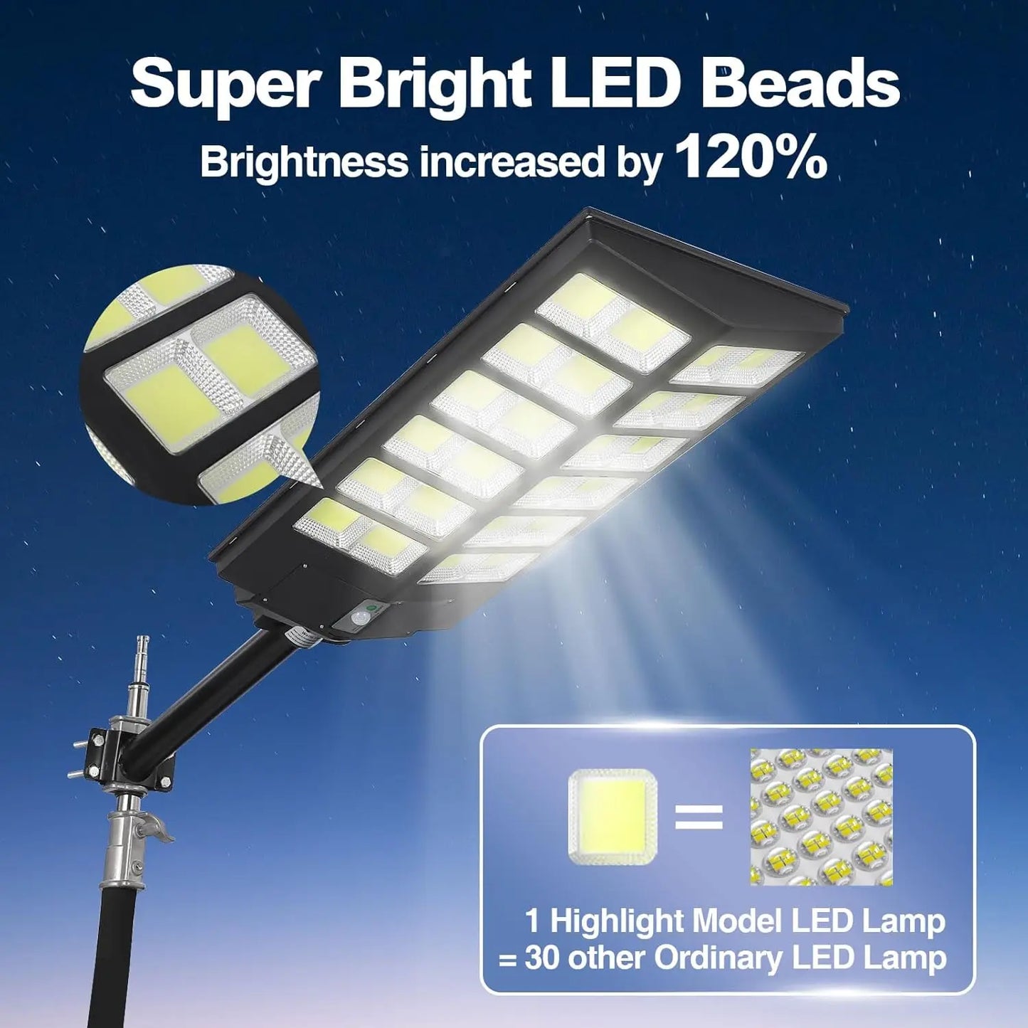 HiMIS Street Light 5000W IP67 Dusk To Dawn Motion Sensor