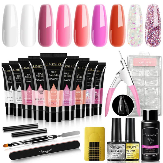 Poly Nail Gel Extension Kit for Beginners
