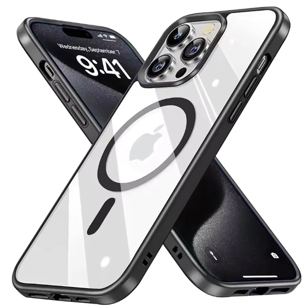 Plain MagSafe Case For IPhone Wireless Charging Slim