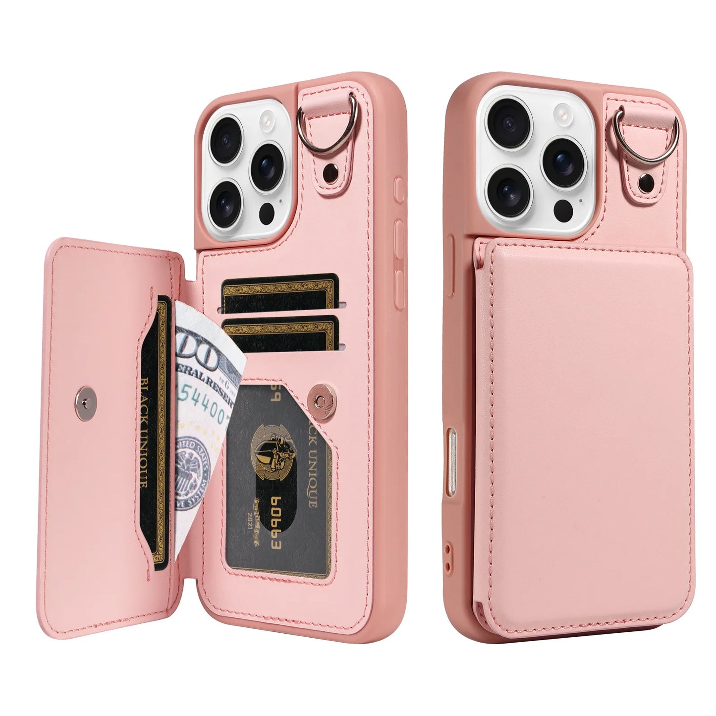 Compatible Apple Crossbody RFID Blocking Card Holder Wallet