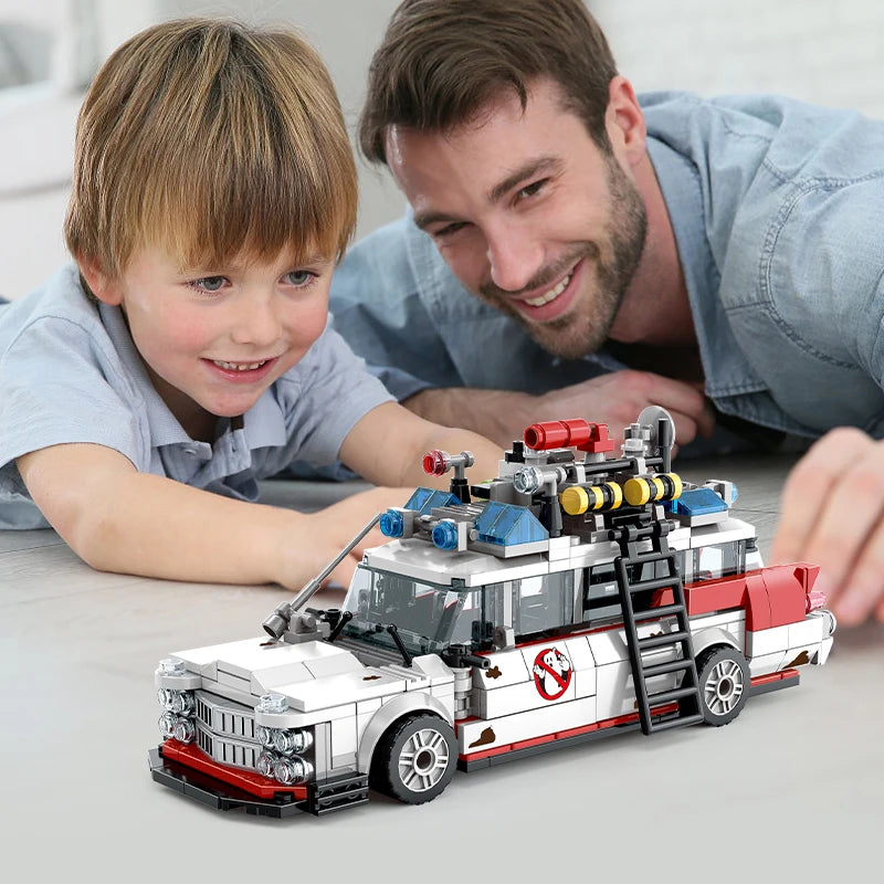 Hign-concerned Ghostbusters Ecto 1 Vehicle Building Blocks