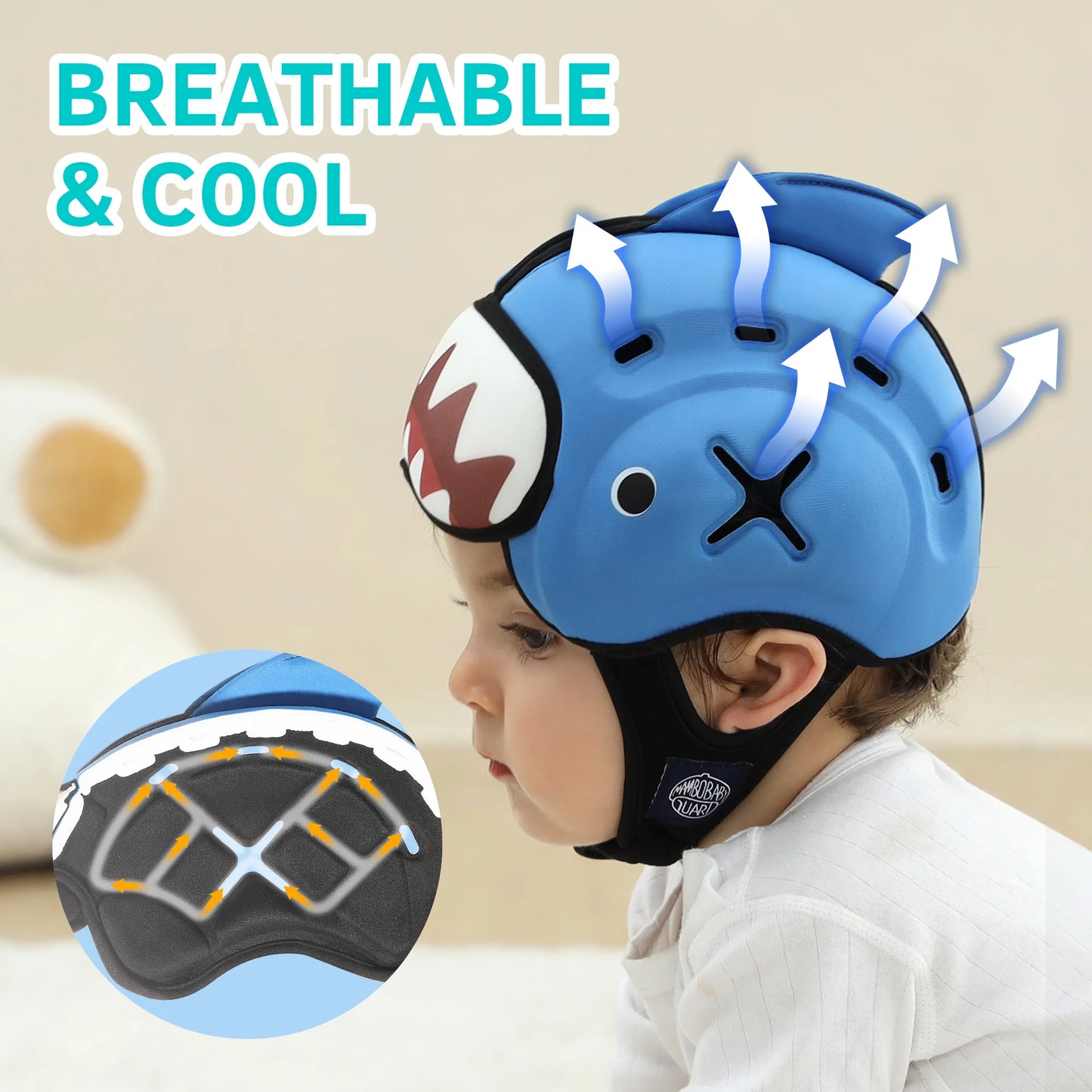 MamboBaby Safety Helmet for Crawling and Walking Babies