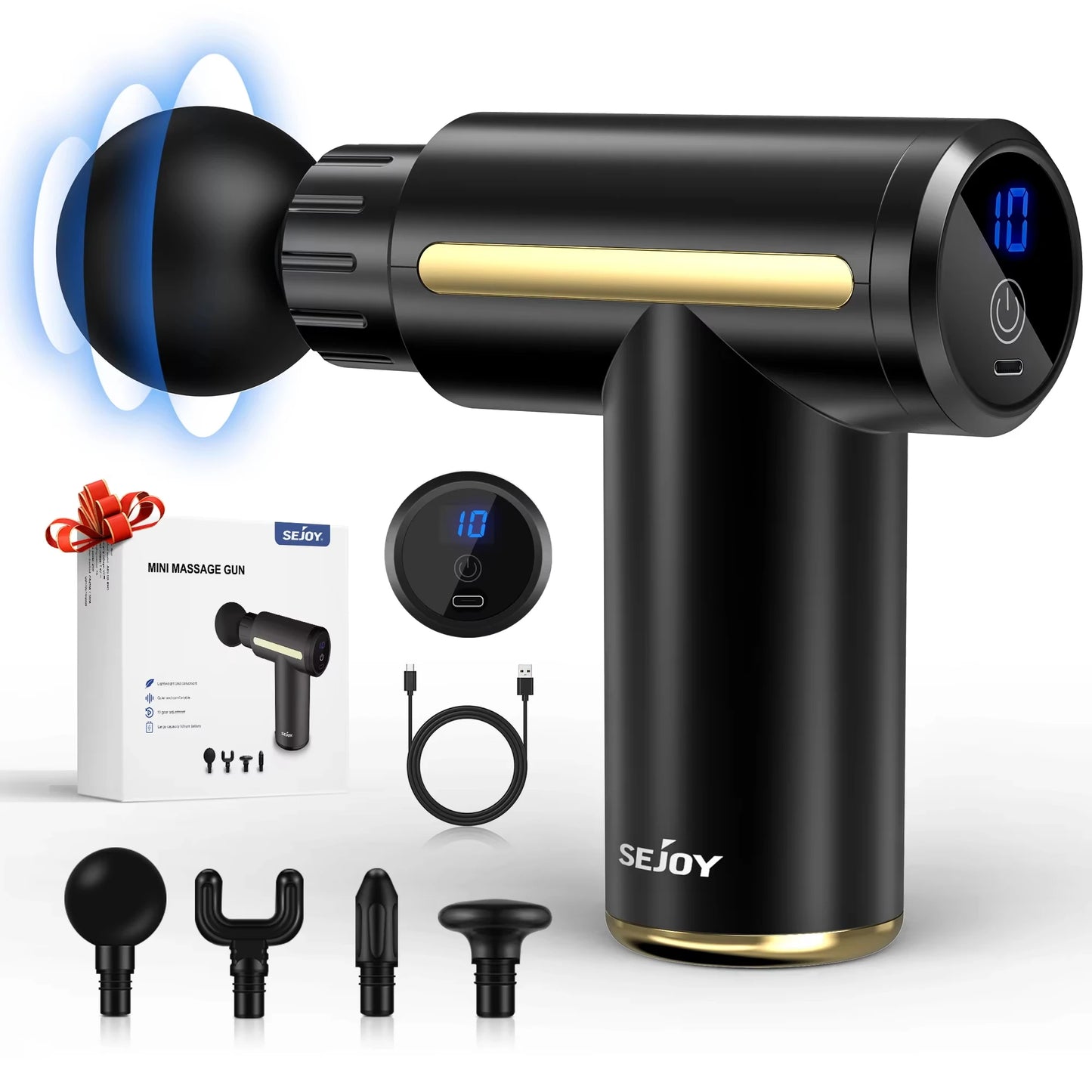 Sejoy Deep Tissue Muscle Massager Gun For Pain Relief